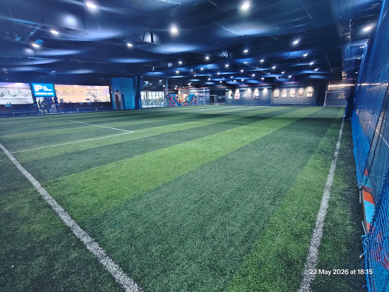 Venue Preview: Decathlon Bannerghatta Road Flagship Store, Kalena Agrahara, Bangalore, the spacious indoor turf venue for the International Yoga Day 2026 session by Yoga With Jigisha