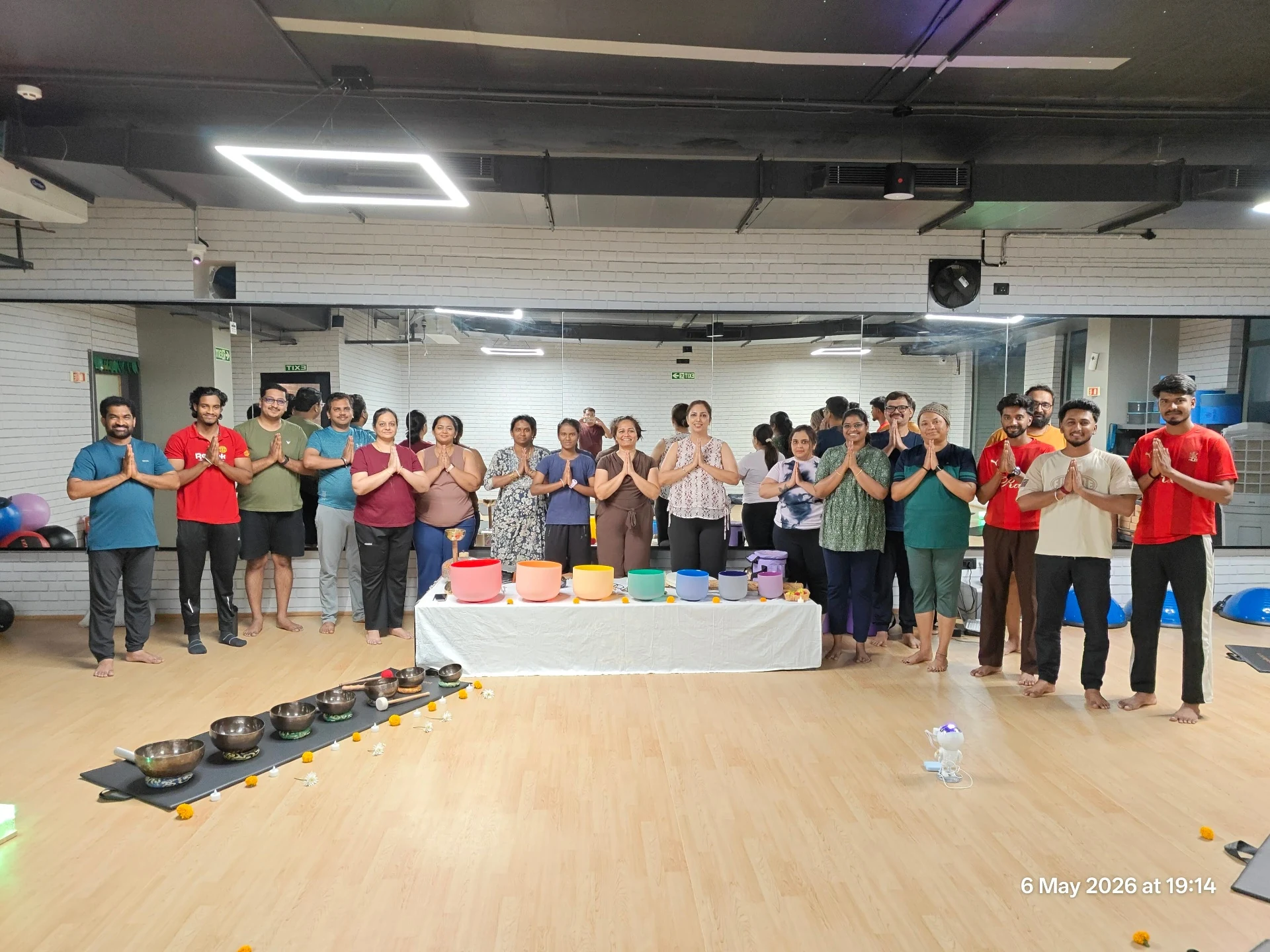 Large Sound Bath Group Session with Crystal Bowls and Full Moon Metal Singing Bowls led by Jigisha Parikh - Yoga With Jigisha Bangalore May 2026