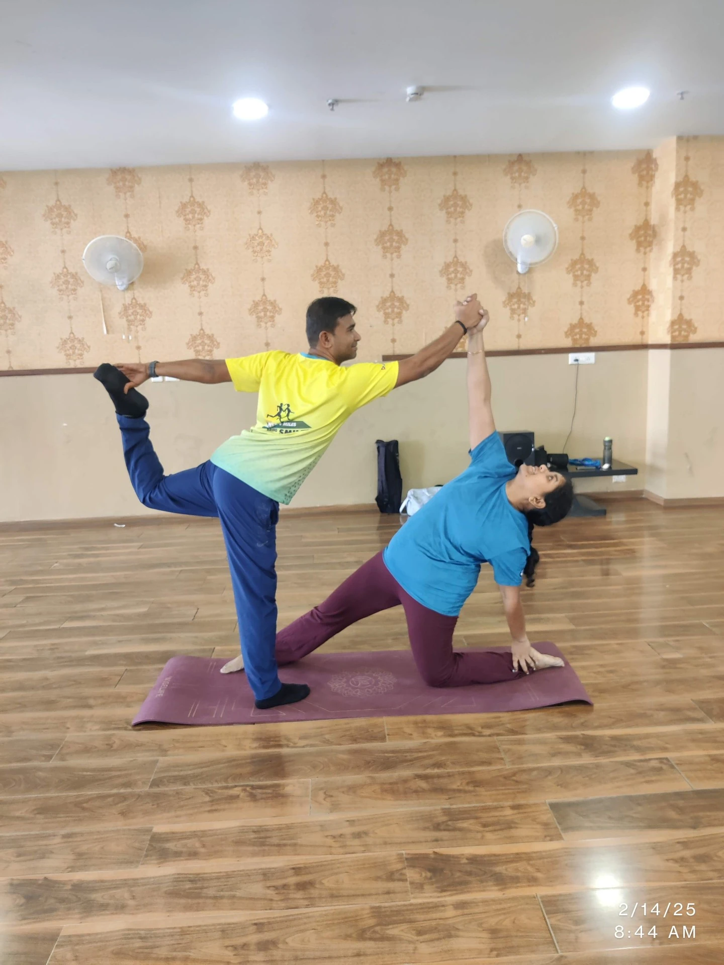 Stick Yoga Alignment Practice - Detailed demonstration of proper stick placement for enhanced posture