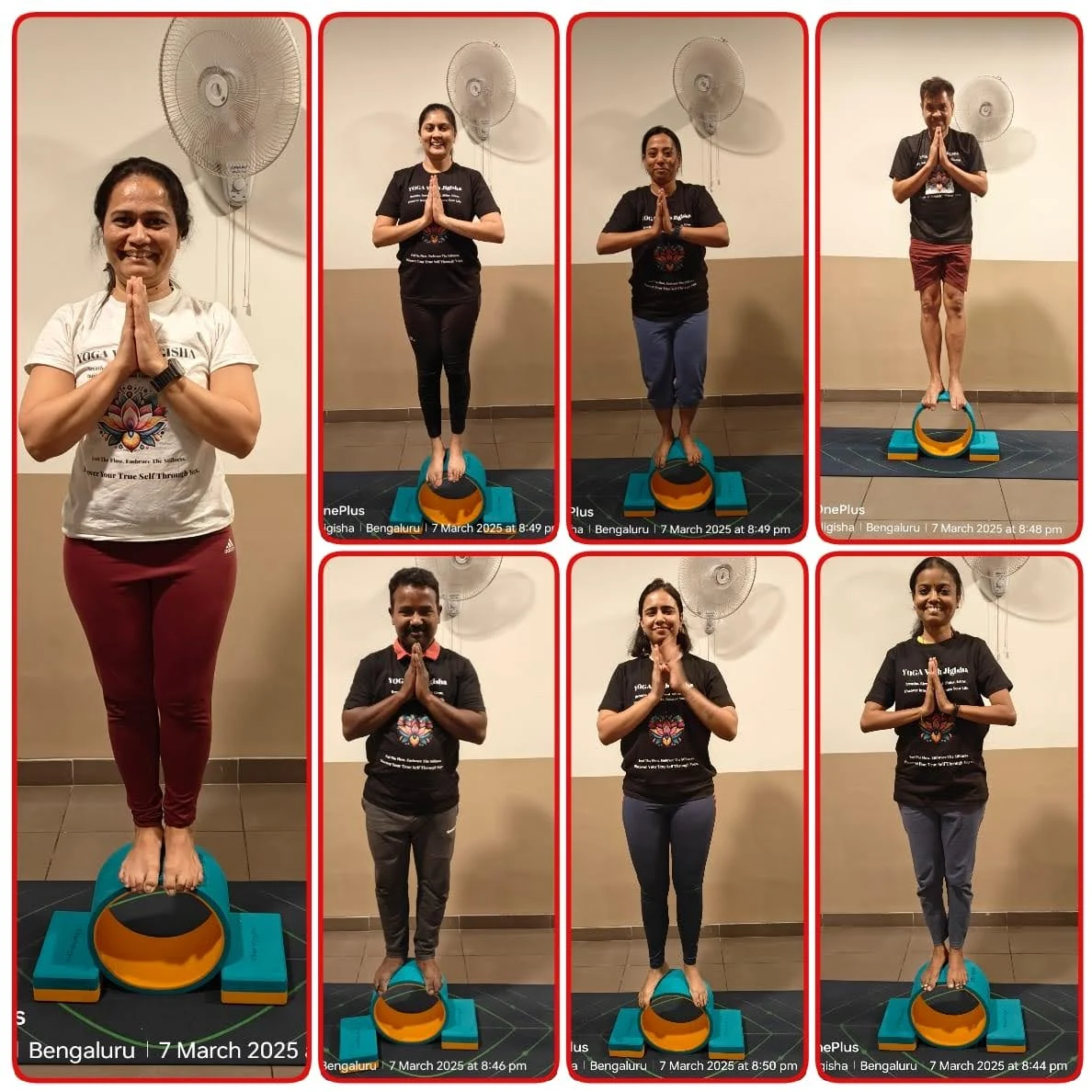 Wheel Yoga Namaste - Balance and harmony in practice